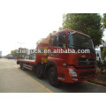 Dongfeng kinland 8x4 camión cama plana montado con grúa de 16 toneladas